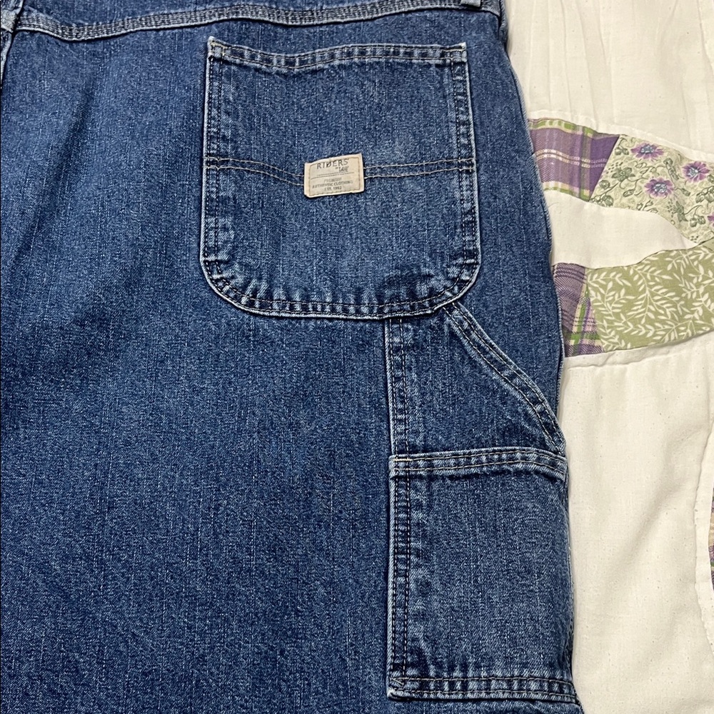 Riders by Lee Men's Deep Blue Denim Shorts - Picture 10 of 12